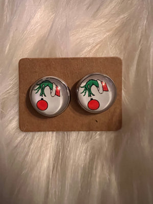 Christmas earrings