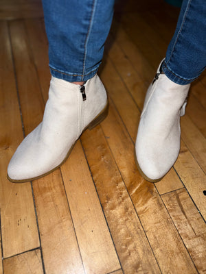 Suede Booties