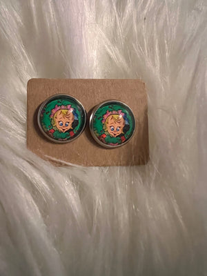 Christmas earrings