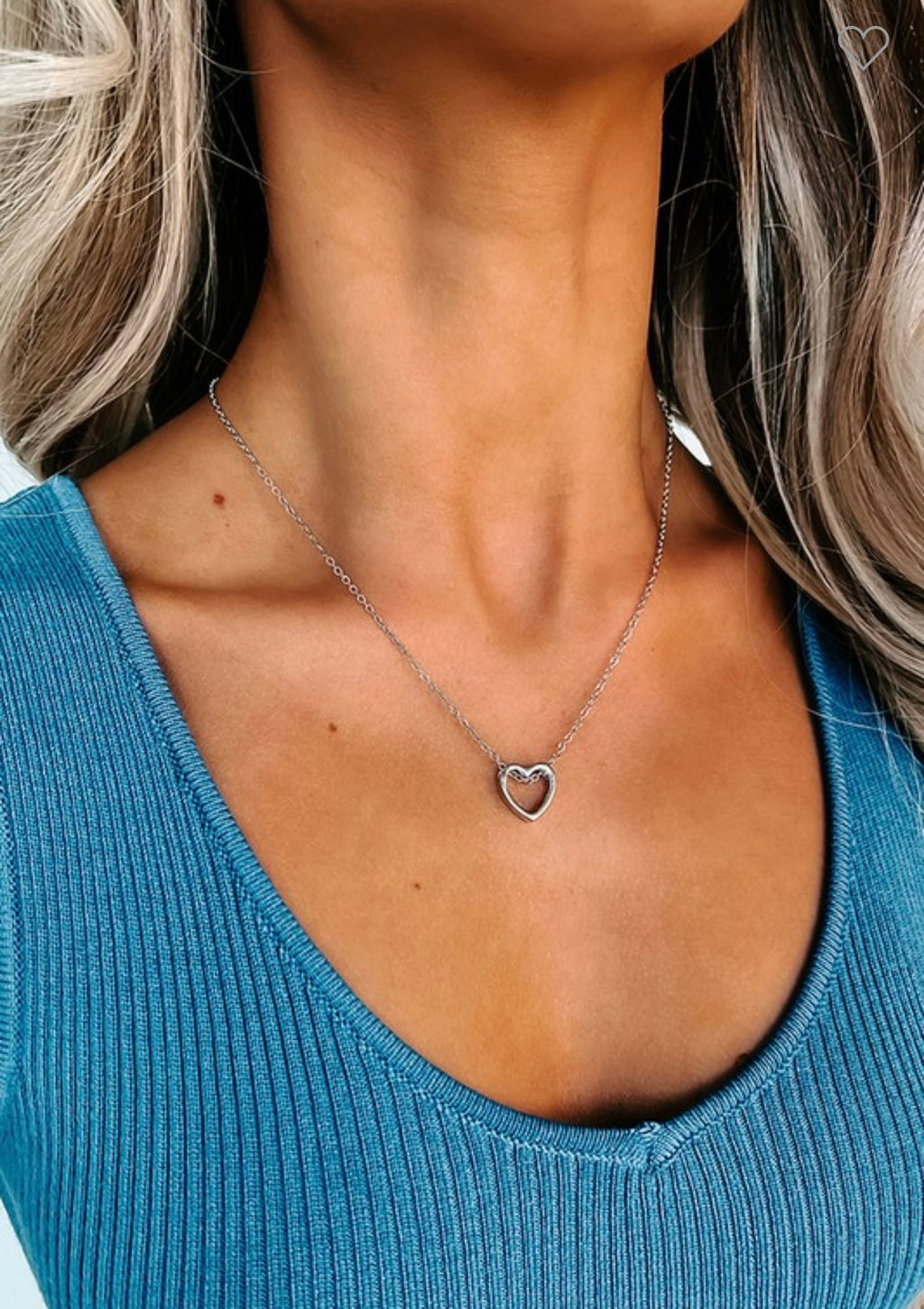 Silver Heart Necklace