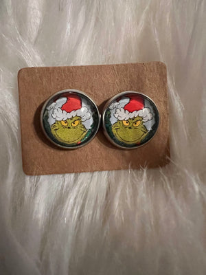 Christmas earrings