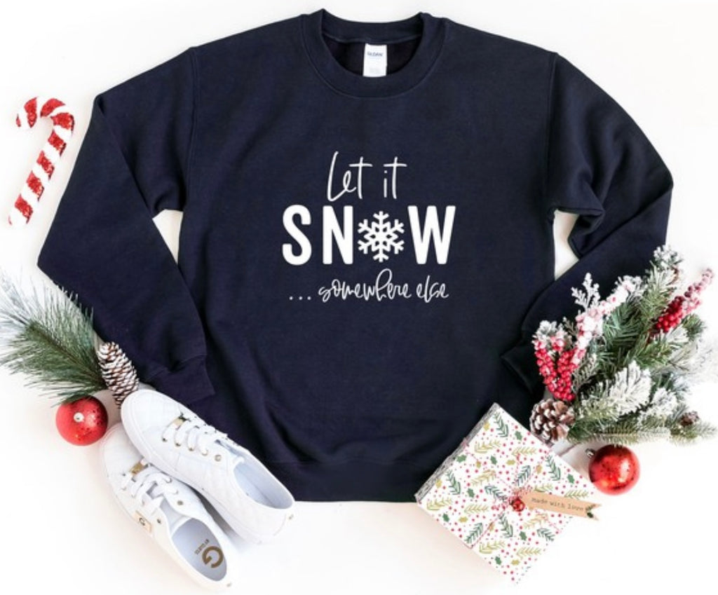 Navy Christmas Crew Neck