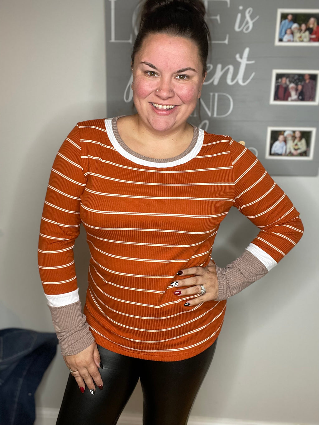 Burnt Orange Long sleeve