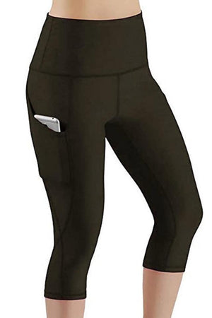 Work Out Capri Leggings With Pockets